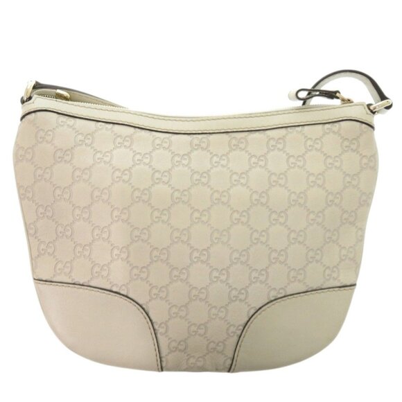 GUCCI White Leather Love Shoulder Bag - Picture 3 of 8